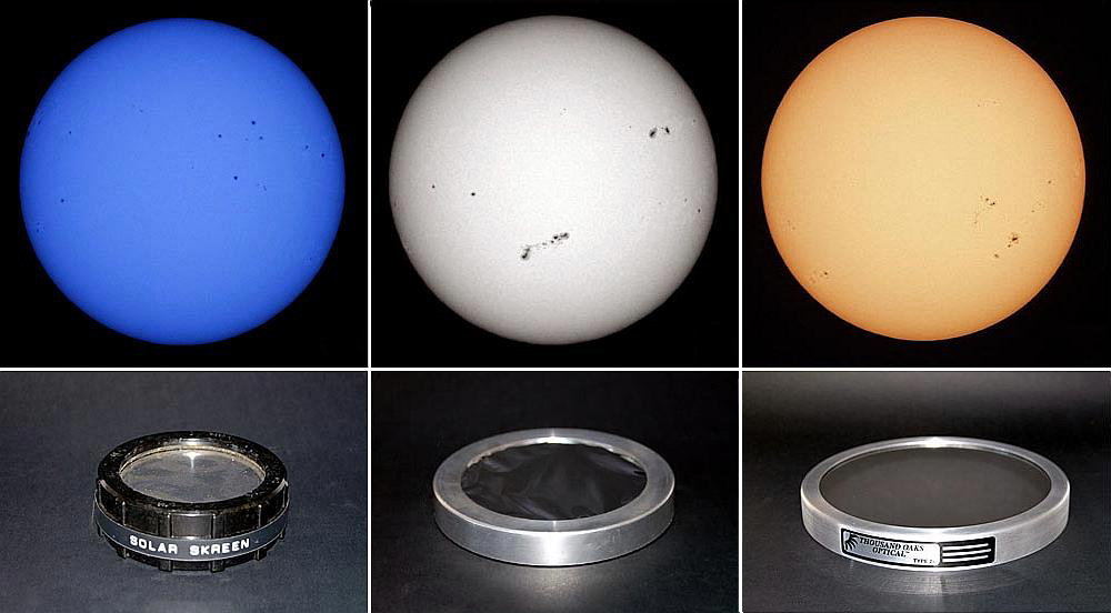 انواع مختلف فیلترهای خورشیدی